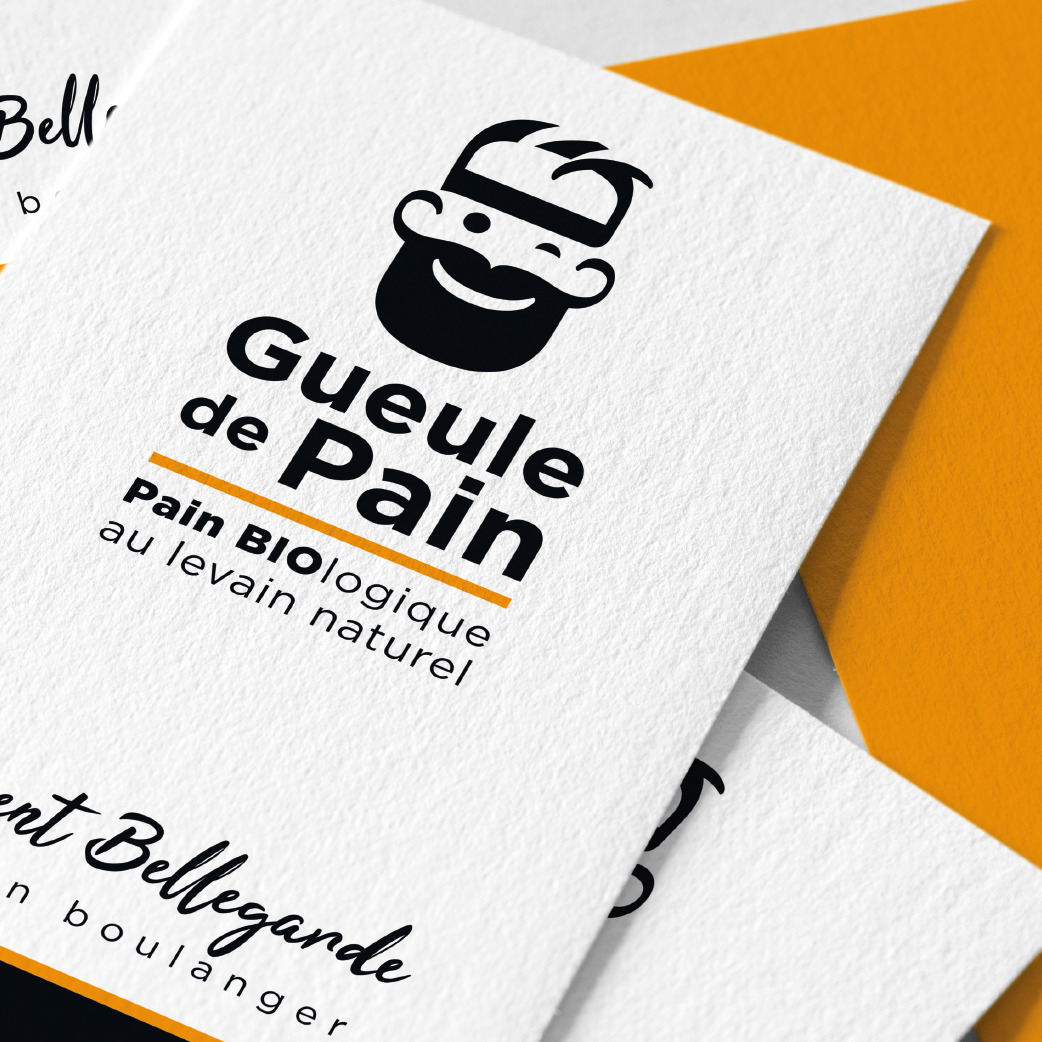 Logo et carte de visite pour une boulangerie bio