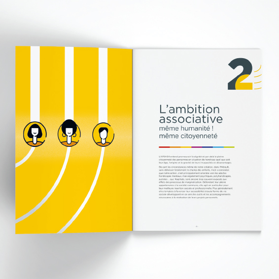 Création et mise en page d'une brochure associative, Montpellier dans l'Hérault