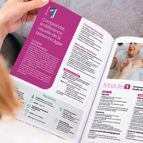 Création d'une brochure de formations, Hérault